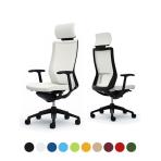 オカムラ コーラル Choral CQ4AMR オフィスチェア デザインアーム エクストラハイバック アルミ脚 背メッシュ 座面クッション ブラックフレーム ブラックボディ