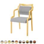 オリバー 福祉介護用チェア S・CW-A021B・HAC 半肘 ビニールレザーCL39 スタッキング 抗菌 耐アルコール 耐次亜塩素酸 日本製 幅500×奥行565×高さ795mm