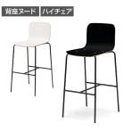 プラス DC-WF ミーティングチェア 会議イス ハイチェア カウンターチェア 背もたれ付き 背座ヌードタイプ 幅450×奥行530×高さ980mm