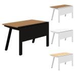 GE-N127KB | Genelaシリーズ 片面ベースセット デスク/テーブル 幅1200×奥行700×高さ720mm プラス(PLUS)