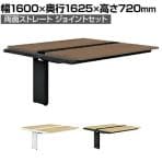 【抗菌加工】【追加/増設用】GE-N1616WJ | Genela 両面ストレート ジョイントセット フリーアドレスデスク オフィスデスク 幅1600×奥行1625×高さ720mm プラス(PLUS)【SIAA】