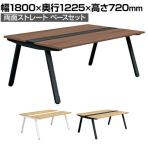 【抗菌加工】GE-N1812WB | Genela ジェネラ 両面ストレート ベースセット フリーアドレスデスク オフィスデスク 幅1800×奥行1225×高さ720mm プラス(PLUS)【SIAA】