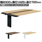 【抗菌加工】【追加/増設用】GE-N2014WJ | Genela 両面ストレート ジョイントセット フリーアドレスデスク オフィスデスク 幅2000×奥行1425×高さ720mm プラス(PLUS)【SIAA】