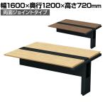【追加/増設用】ST-166W-J | STAGEO FREE 両面ジョイントタイプ フリーアドレスデスク 抗菌・耐指天板 本体ブラック 幅1600×奥行1200×高さ720mm PLUS(プラス)