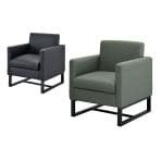 スクエアソファ SQUARE 応接ソファ ロビーソファ オフィスソファ 1人掛け 幅640×奥行640×高さ760mm