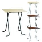 フォールディングテーブル 商談テーブル 角型 完成品 日本製 幅600×奥行450×高さ680mm