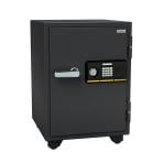 【エーコー】家庭用 耐火金庫 テンキー式 プッシュ式 A4ファイル収納可 自動ロッド装置付き アラーム付き/BSD-PKXA