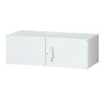 クウォール 両開き書庫(内筒交換錠) 幅900×奥行450×高さ300mm/SE-RW45-03H ホワイト 【国産】【完成品】