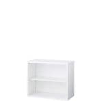 クウォール オープン書庫 幅900×奥行500×高さ750mm/SE-RW5-07K ホワイト 【国産】【完成品】