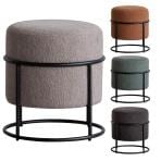 【コバルトグリーン:1月中旬入荷予定】カプス スツール オットマン 足置き 1人掛け ファブリック スタッキング CRUSH クラッシュプロジェクト yuu 幅450×奥行450×高さ490mm