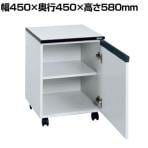 サカエ 木製キャビネットワゴン 幅450×奥行450×高さ580mm LC-0
