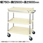 サカエ CSパールワゴン 中量タイプ 引出し付き 幅750×奥行500×高さ600mm CSP-7562ASEI