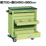 サカエ エスエスワゴン フットブレーキ付き 幅700×奥行450×高さ880mm SS-A3NBR