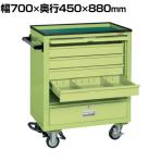 サカエ エスエスワゴン フットブレーキ付き 幅700×奥行450×高さ880mm SS-A4NBR
