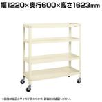 サカエ スーパーキャスターラック ナイロンウレタン車 幅1220×奥行600×高さ1623mm SPR-2124RNUI