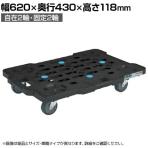 サカエ サカエメッシュキャリー 自在 固定タイプ 幅620×奥行430×高さ118mm SCR-M450EKBK