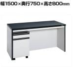 サカエ サイド実験台 キャビネットワゴン1台付き 幅1500×奥行750×高さ800mm ST-15HB