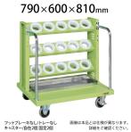 HSK-33RBJK | サカエ ツーリングワゴン(HSKタイプ) 3段 15個収納 フットブレーキ付き 前輪自在タイプ フットブレーキ付き 均等耐荷重180kg 工具収納 ホルダー付き 幅790×奥行600×高さ810mm