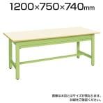 サカエ 作業台 収納付き 全面引出し KK-49NZ 構造用鋼管使用 堅牢構造 幅1200×奥行750×高さ740mm