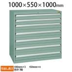 サカエ 重量キャビネットSKV10タイプ 業務用棚 SKV10-1074ANG 幅1000×奥行550×高さ1000mm