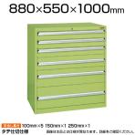 サカエ SKVキャビネット 業務用棚 タテ仕切り SKV8-1071A 外寸:幅880×奥行550×高さ1000mm