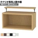 [オプション]フリーラック用上置き 本棚 シェルフ 通常型 サイズオーダー タナリオ 幅550×奥行290×高さ365～585mm 白井産業 国産