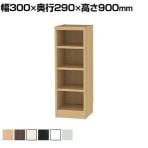 フリーラック 全棚可動 本棚 シェルフ 通常型 強化棚 サイズオーダー タナリオ 幅300×奥行290×高さ900mm 白井産業 国産