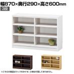 フリーラック 全棚可動 本棚 シェルフ タナリオ TNL-6087 幅870×奥行290×高さ600mm 白井産業