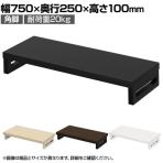 eモニター台 机上台 机上ラック 卓上モニター パソコン台 日本製 ぴったり 角脚タイプ 幅750×奥行250×高さ100mm EMR-LCK7525 スペース活用 テレワーク 収納