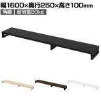 eモニター台 机上台 机上ラック 卓上モニター パソコン台 日本製 ぴったり 角脚タイプ 幅1600×奥行250×高さ100mm EMR-LCK16025 スペース活用 テレワーク 収納