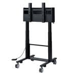 60型～84型対応電動上下昇降液晶・プラズマディスプレイスタンド(高耐荷重仕様) W865×D800×H1203~1863mm