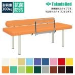 高田ベッド エレガード 診察/施術台 有孔タイプ 転落防止用ワイドレザーガード/F型ベッドガード付属 TB-451U サイズ/カラー(18色)選択可能