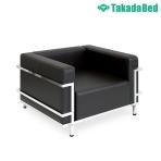 高田ベッド ソファー・チェア TB-742-01 グライド(01) 待合室 クッション性追求 ゆったり座面 クロムメッキフレーム サイズ/カラー(18色)選択可能