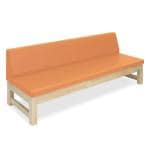 高田ベッド 長いす 待合い用ソファー 木製背付きソファー TB-791-01 サイズ選択可能 モクソファー(01)