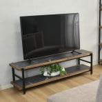 テレビボード オープンタイプ 収納 メラミン天板 スチール脚 テレビ台 TV台 TVボード ローボード リビング ルンバブル 幅1500×奥行380×高さ415mm テレビスタンド テレビラック