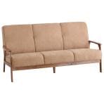 東馬 リガラ 3人用ソファ コーデュロイ 布張り 木肘 脚付き 幅1700×奥行740×高さ850mm