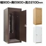 木製フィッティングルーム ドアタイプ 照明なし 鍵付き 鏡付き 試着室 更衣室 防炎 幅900×奥行900×高さ2100mm