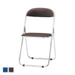 CFシリーズ 折りたたみチェア パイプ椅子 会議椅子 スチール脚メッキ ウレタンレザーチェア