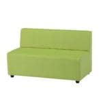 DLCシリーズ ロビーチェア 背もたれ付 2人用 布張り DLCK-12