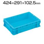 F-1EC-LB | F型エコキャップ再生コンテナ 収納コンテナ8L ライトブルー トラスコ中山 (TRUSCO) / 432-9694