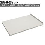 [オプション]TRUSCO スチールラック 薄板ラック用追加棚板セット(棚板分割タイプ) 幅900×奥行595mm 中受け付き 日本製 ネオグレー