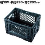 TRUSCO 折りたたみメッシュコンテナ25L グレー