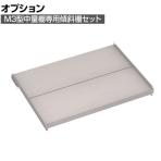 [オプション] TRUSCO M3型中量棚用傾斜棚セット 幅1200×奥行921mm 前当付 484-4513