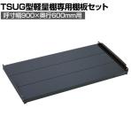 [オプション]TRUSCO 軽量ボルトレス棚TSUG型用追加棚板セット 幅900×奥行600×高さ32mm 161-0540