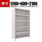 TRUSCO 軽量棚背板・側板付き 幅1200×奥行600×高さ2100mm 6段 ネオグレー 502-3238