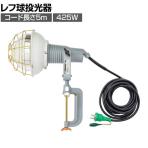 日動 レフ球投光器 100V 500W 5m アース付き AFE505100V