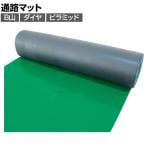 TRUSCO 塩ビマット グリーン エンボス加工 滑りにくい 幅0.915×長さ20m×厚さ1.5mm