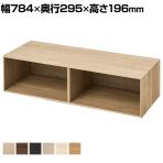 V-TISS LIGHT ユニットシェルフ ボックスユニット ハーフ2連 幅784×奥行295×高さ196mm