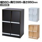 バリュテック・インターナショナル ディスプレイラック2列2段タイプ 組み立て式 幅560×奥行395×高さ850mm