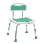 ウェルファン シャワーチェア 楽湯STS 背付き ライトグリーン 高齢者 介護用品 福祉用具 お風呂 椅子 腰掛け椅子 浴槽椅子 背付き・肘掛付き